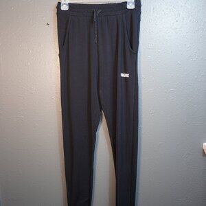 Gymshark Mens Joggers Black Active Pants Elastic Waist Drawstring Size Small